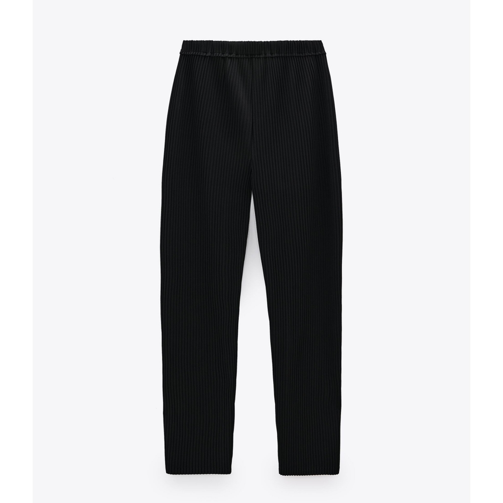 Zara pleated straight leg pants - Picture 5 of 8